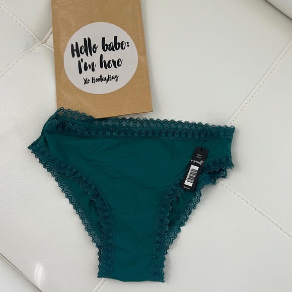 Bootay Bag | Intimates & Sleepwear | Nwts Bootay Bag Emerald Green Lace ...